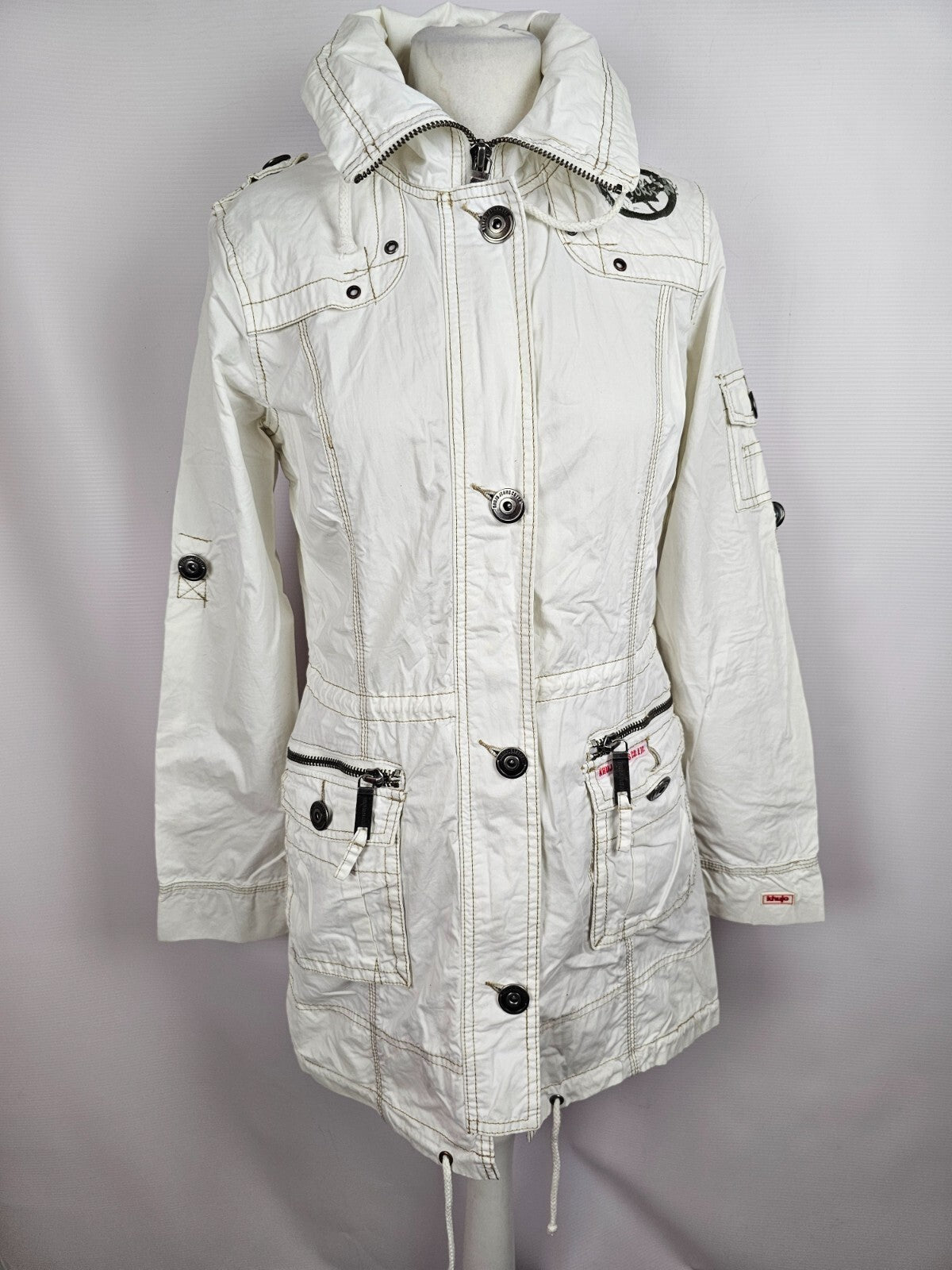 EK5595 Damen Jacke von Khujo, weiß, Gr. M0
