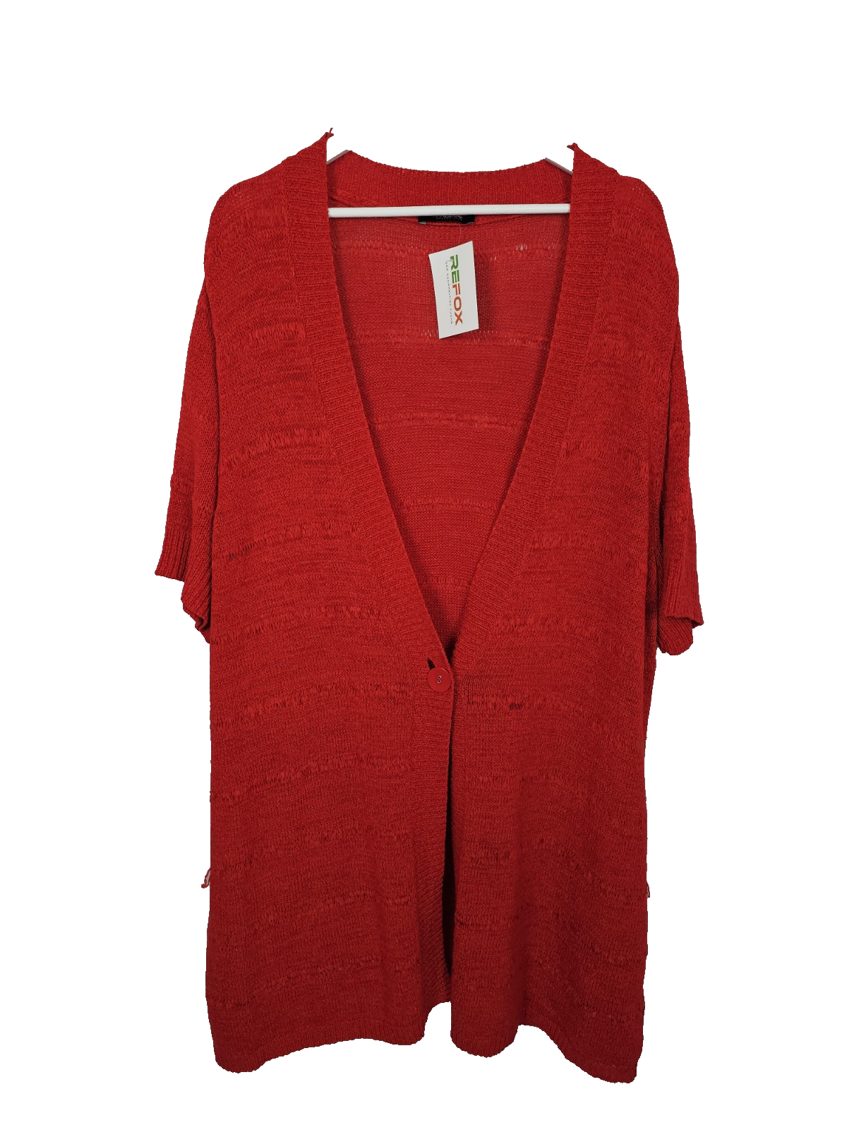 EK7268 Damen Strickjacke von Fabiani, rot, Gr.XL0