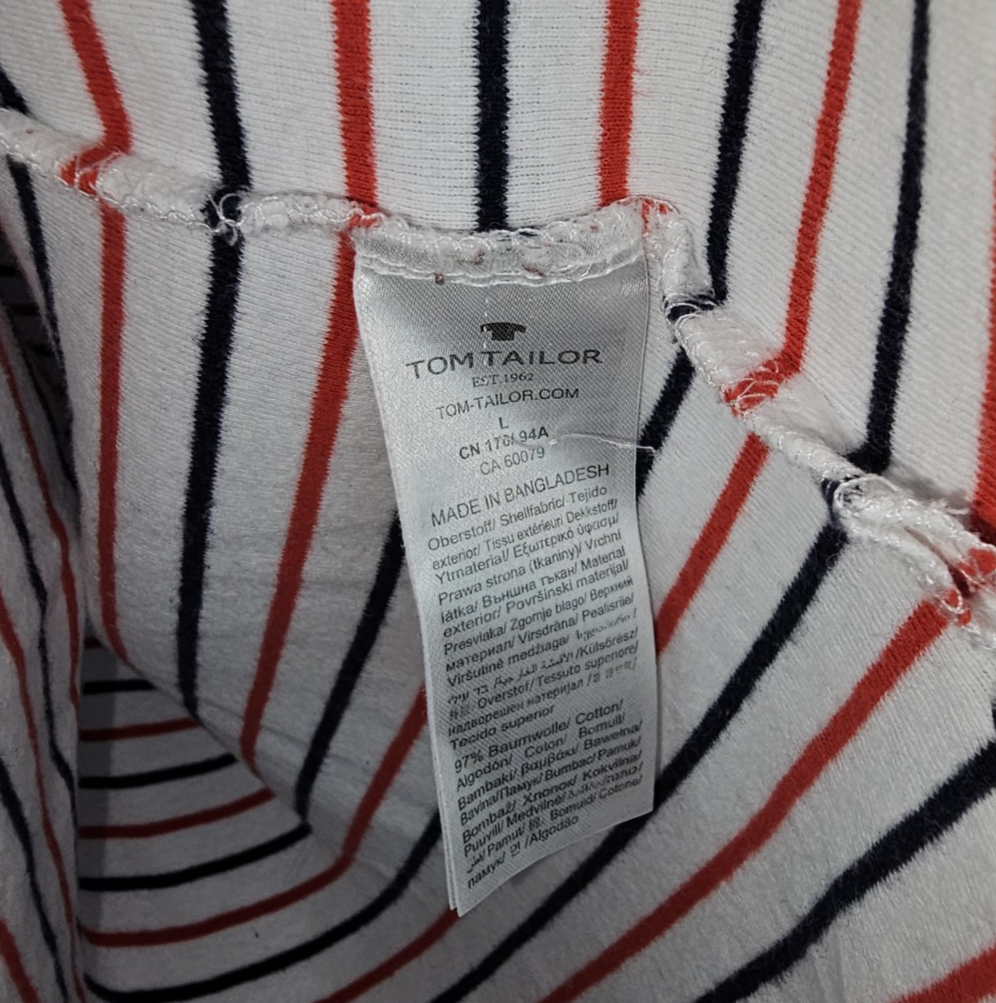 EK7810 Damen Pullover von Tom Tailor, Mehrfarbig, Gr.L3