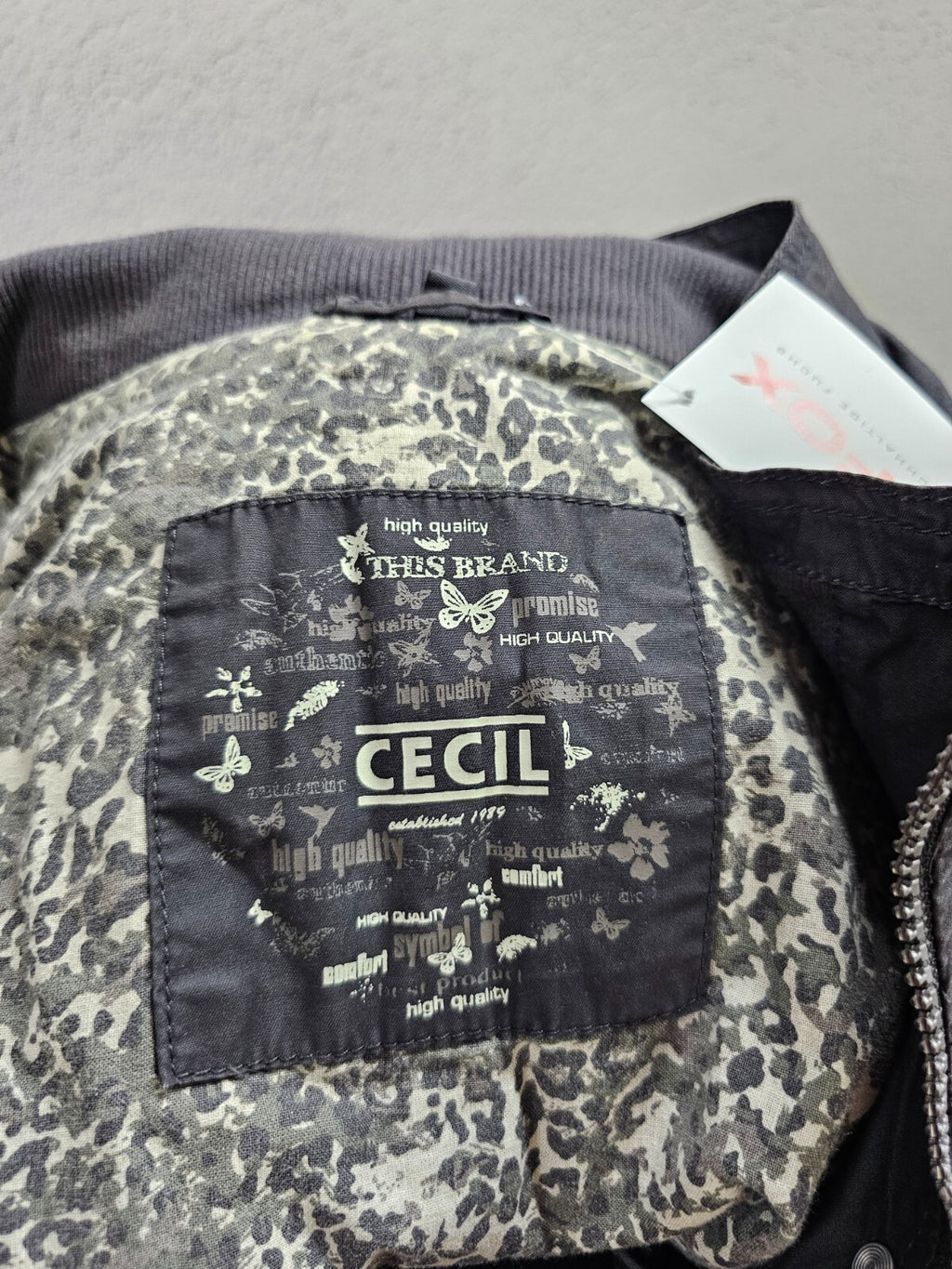 EK6337 Damen Parker von Cecil, grau, Gr. 2XL6