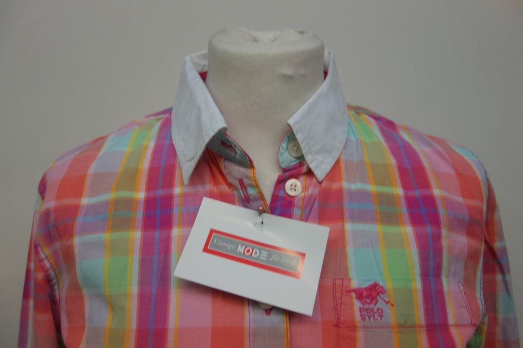 EK1314 Damen Bluse von Polo Sylt, kariert, Gr. S1