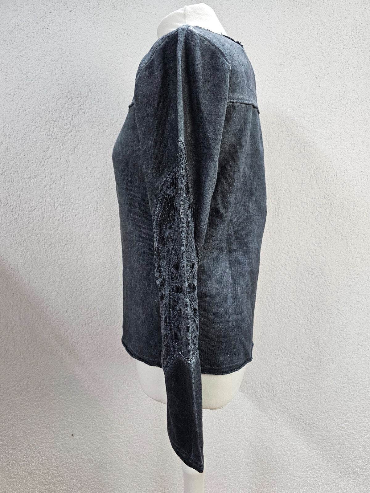 EK1462 Damen Pullover von Object, blau-grau, Gr.S3