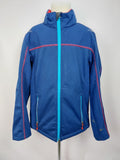 EK5017 Kinder Softshelljacke von Crane, blau/rot, Gr. 158/1640