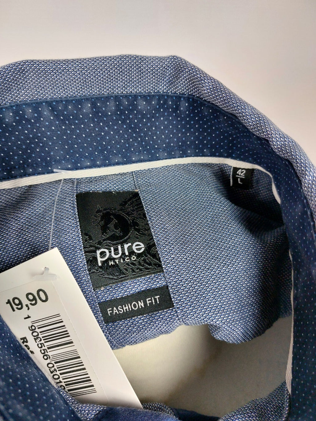 EK5064 Herren Hemd von Pure, blau, Gr.428