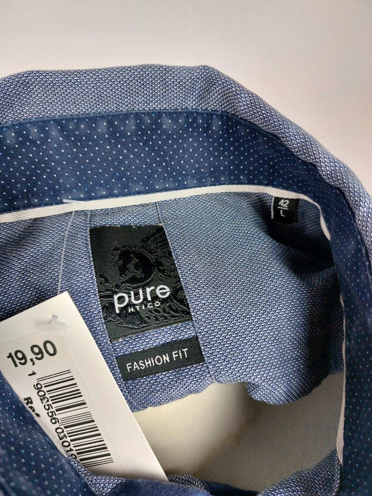 EK5064 Herren Hemd von Pure, blau, Gr.428