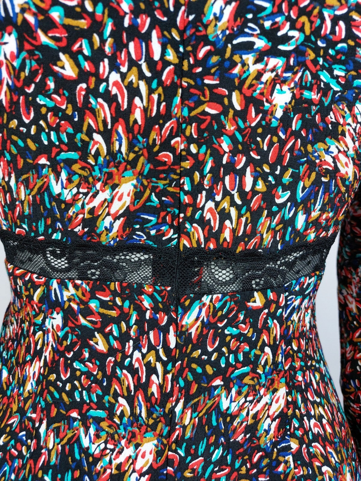 EK4913 Damen Kleid von Deezee, mehrfarbig, Gr. S5