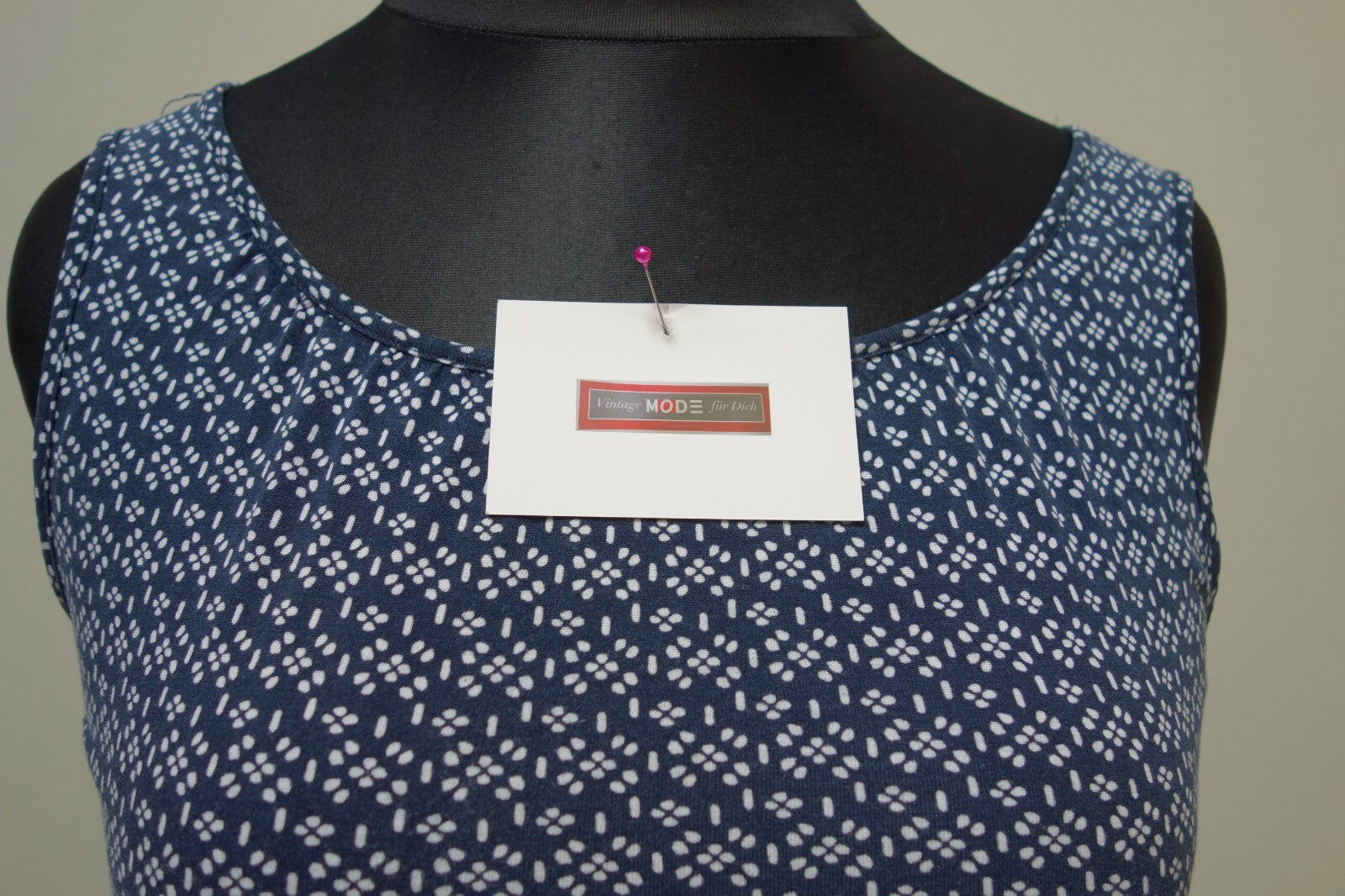 EK1994 Damen Top von Street One, blau-weiß, Gr. 361