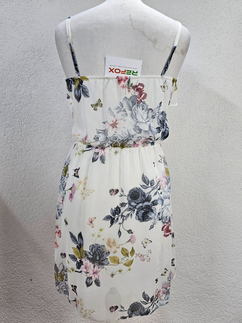 EK3894 Damen Kleid von My Hailys, weiß mit Blumen, Gr.M4