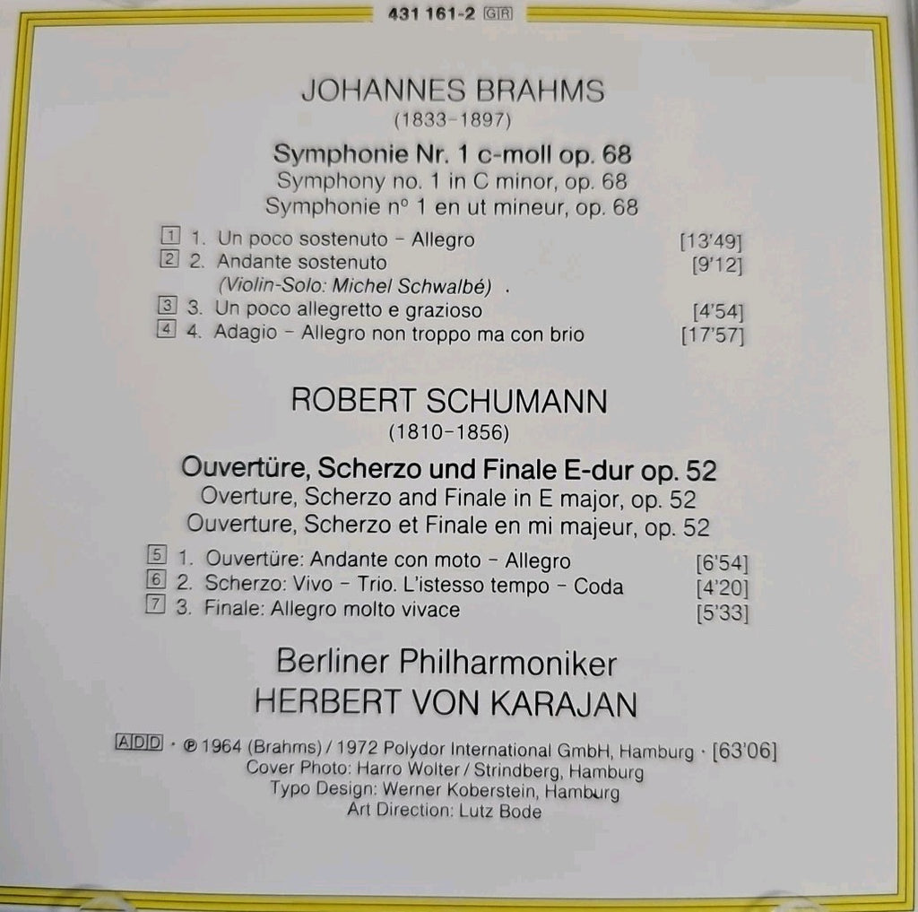 EB4279 Sinfonie Nr.1, Berliner Philharmonie, Herbert von Karajan3
