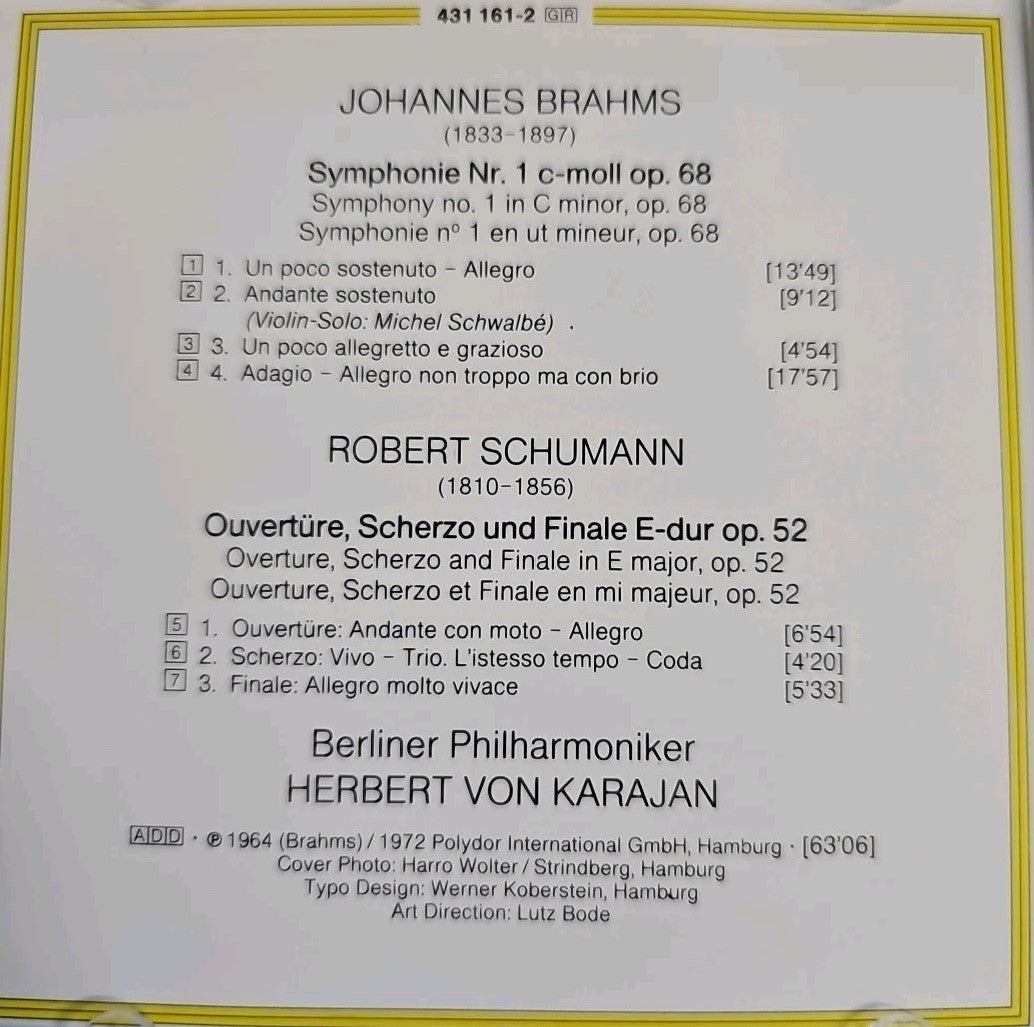 EB4279 Sinfonie Nr.1, Berliner Philharmonie, Herbert von Karajan3