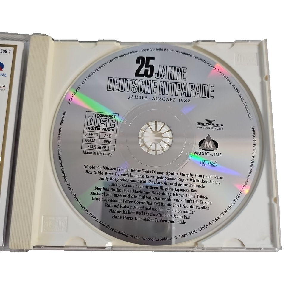 EB3129 25 JAHRE DEUTSCHE HITPARADE - 1982 - CD 1995 - HANS HARTZ1