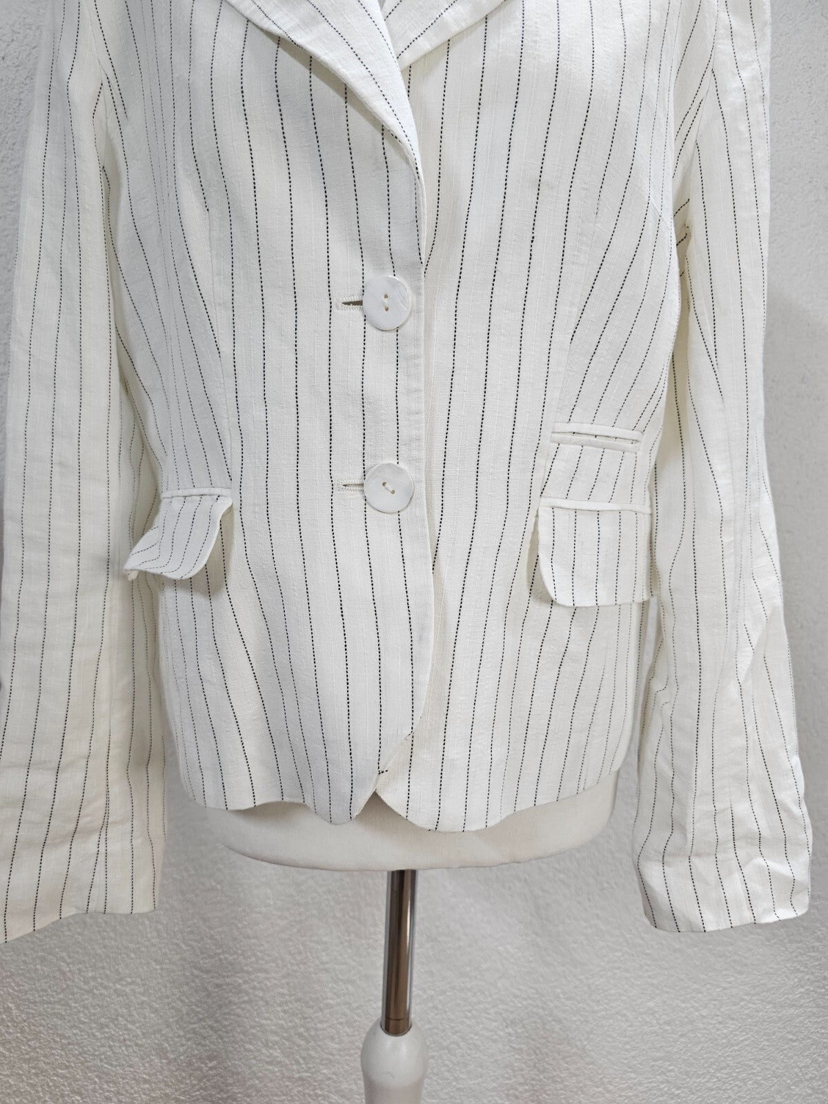 EK6260 Damen Blazer von H&M, weiß, Gr.40(nach Größentabelle)2
