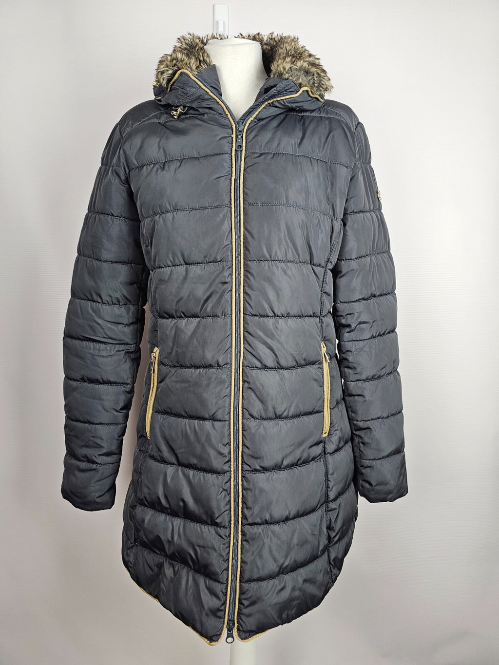 EK2103 Damen winterjacke von Peggy-Ho, Grau, Gr.:M0