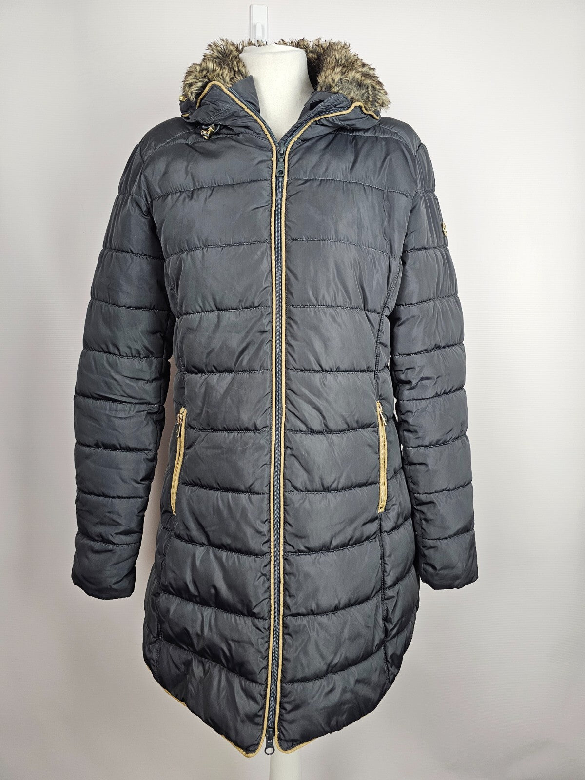 EK2103 Damen winterjacke von Peggy-Ho, Grau, Gr.:M0