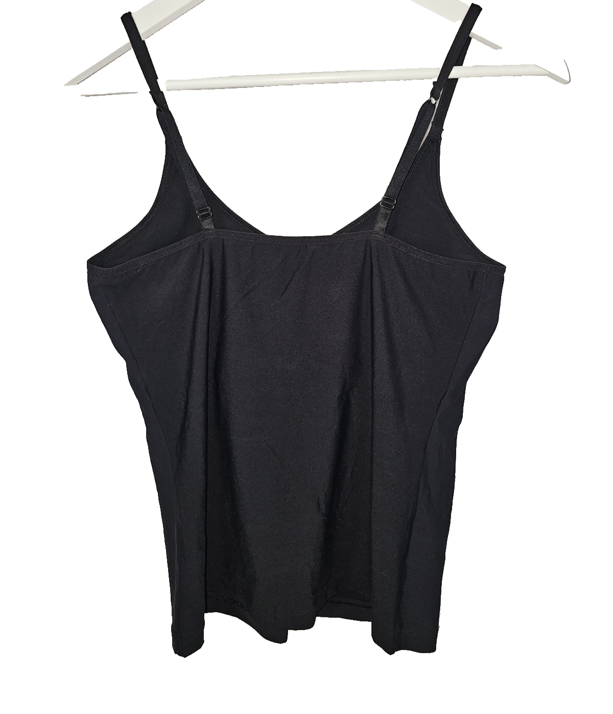 EK8056 Damen Top mit eingenähten Bustier, schwarz, Gr.S1