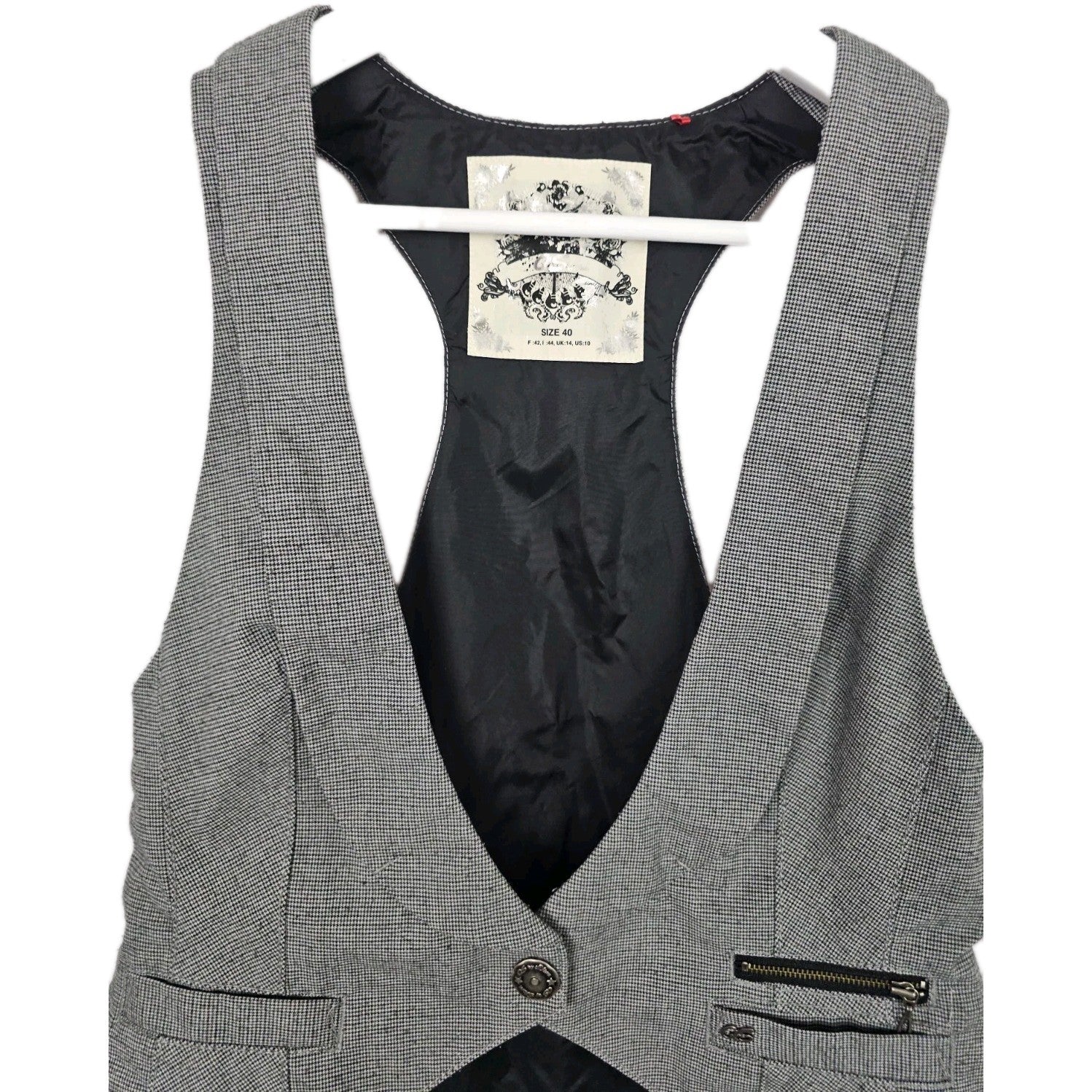 EK9002 Damen Weste von s.Oliver, grau, Gr.401