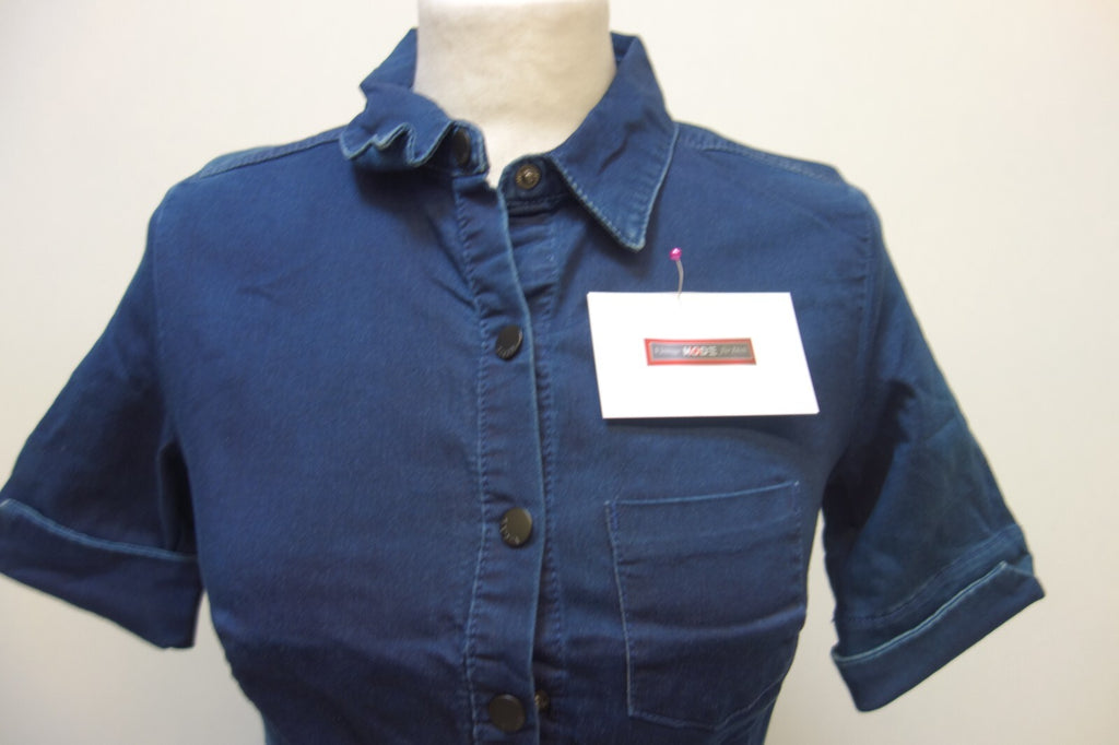 EK3501 Damen Jeanskleid von Geisha, dunkelblau, Gr. XS2