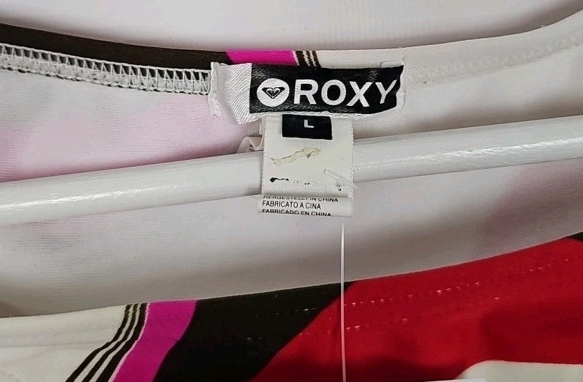 EK1030 Damen Bikini Roxy Gr.L Weiß Brustumfang 29cm Taile 32cm2