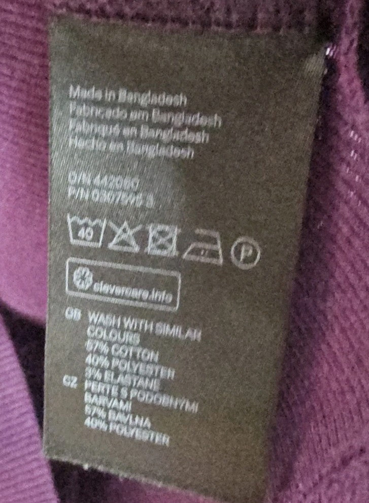 EK9733 Damen Top von H&M,  Lila, Gr. S1