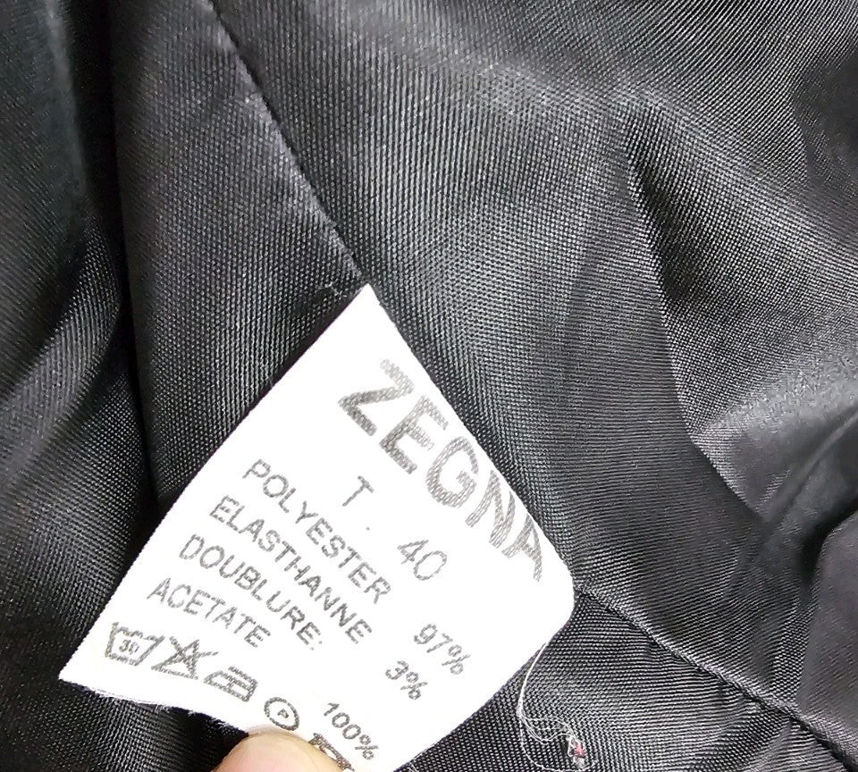 EK10249 Damen Zweiteiler von "Femmes je vous aime", grau, Jacke und Hose, Gr.384