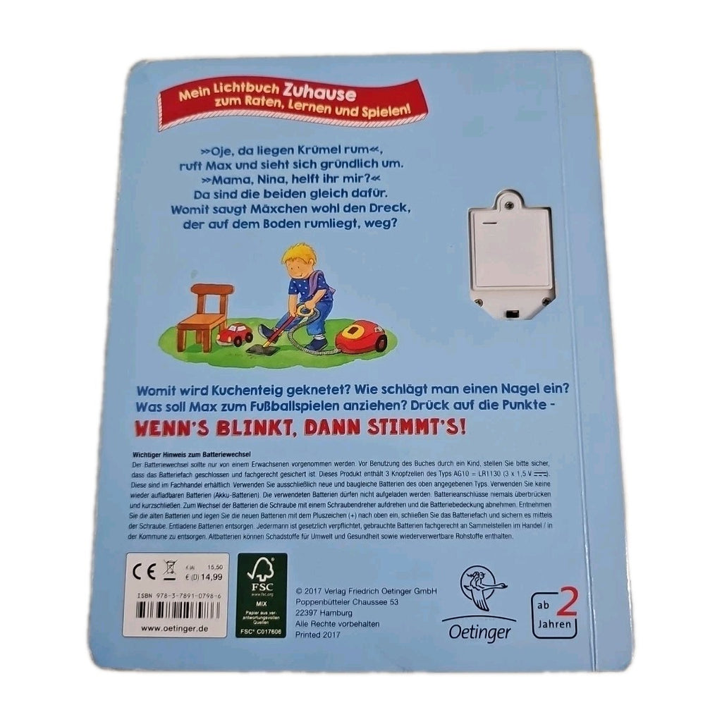 EB3837 Wenn´s blinkt, dann stimmt´s! Mein Lichtbuch Zuhause von K. M. Schuld 2