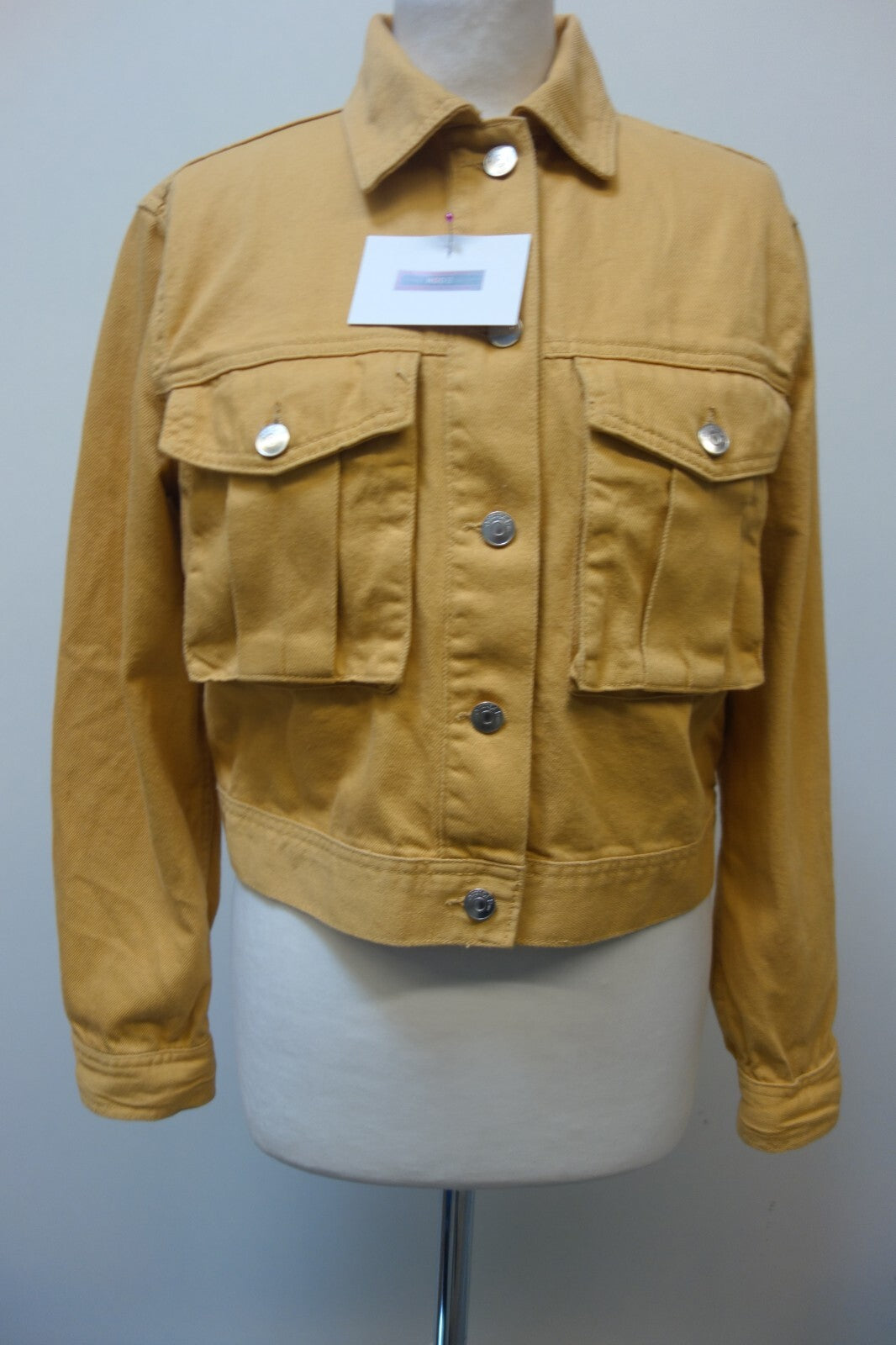 EK0902 Damen Jacke von Divided by H&M, senfgelb, Gr. S0