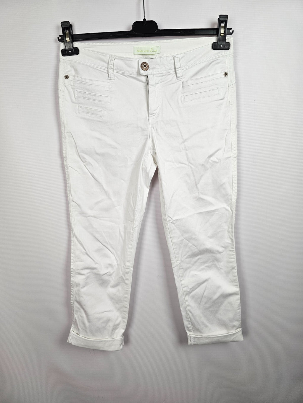 EK4862 Damen Capri Hose von Street One, weiß, Gr. 360