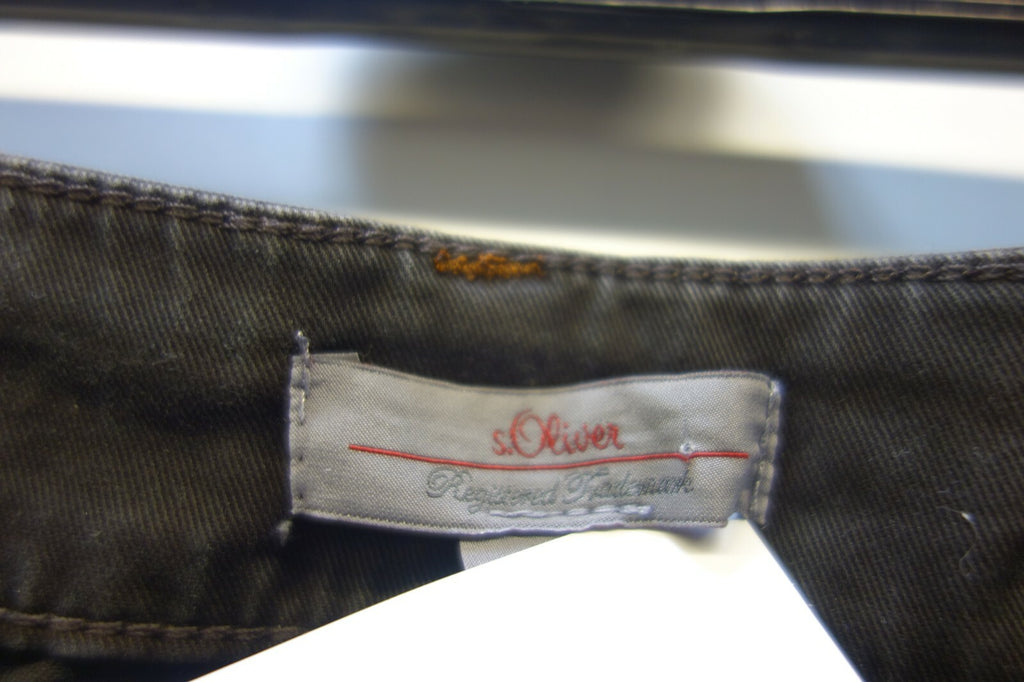 EK0728 Damen Rock von s.Oliver, dunkelgrau, schwarz, Gr. 402