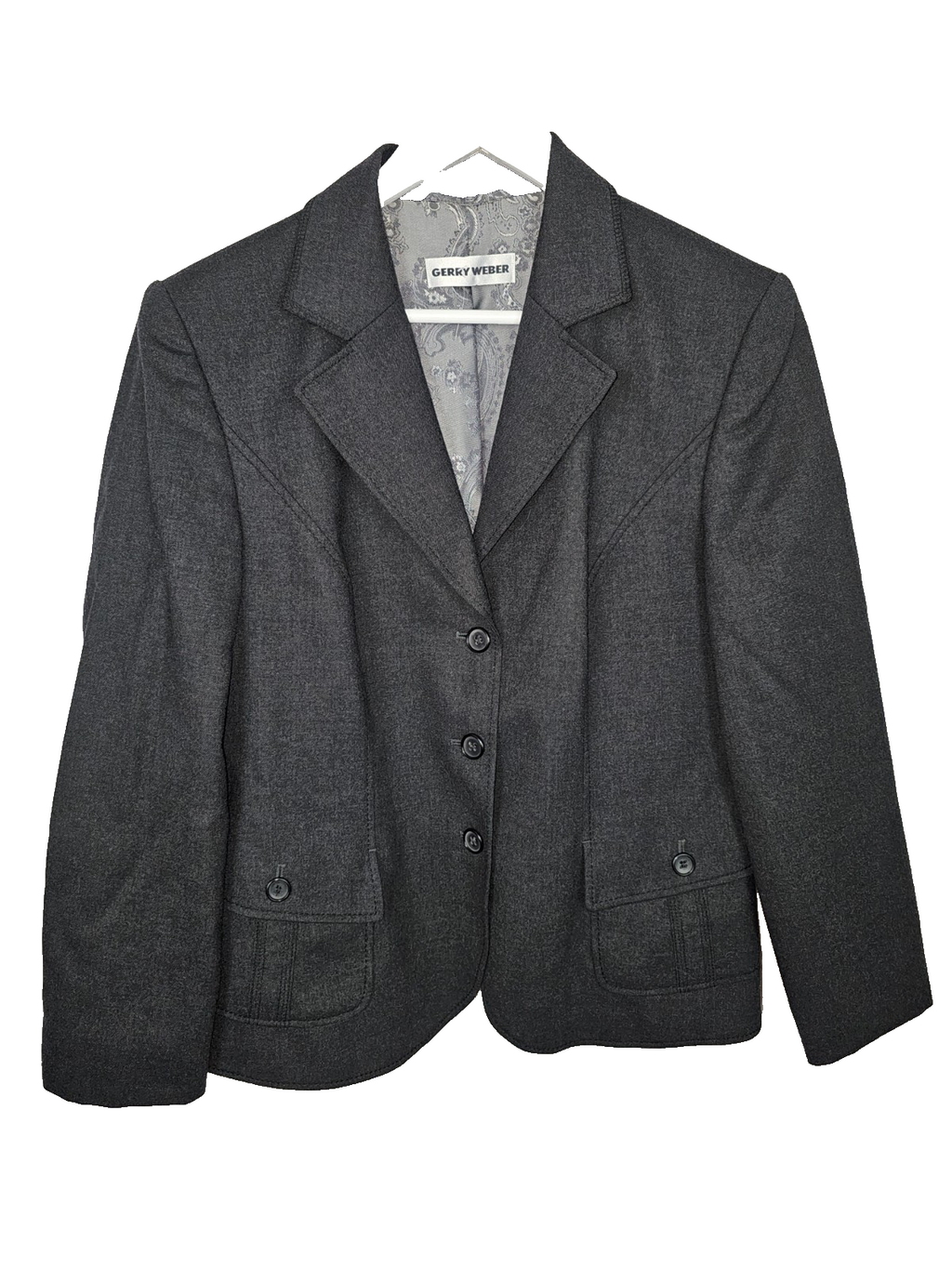 EK7299 Damen Blazer von Gerry Weber, grau, Gr.400