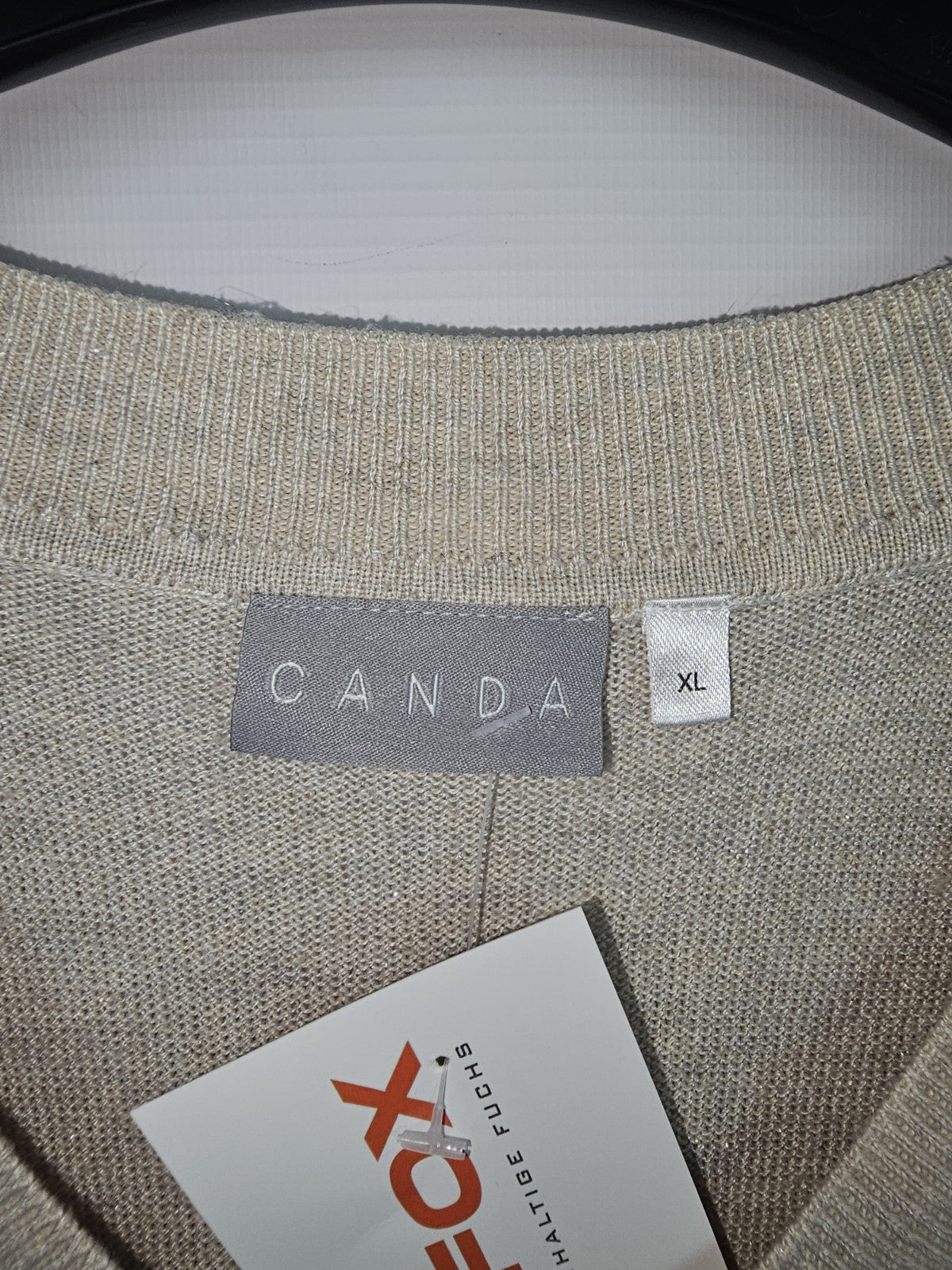 EK3943 Damen Pullover von Canda, Beige, Gr.XL2