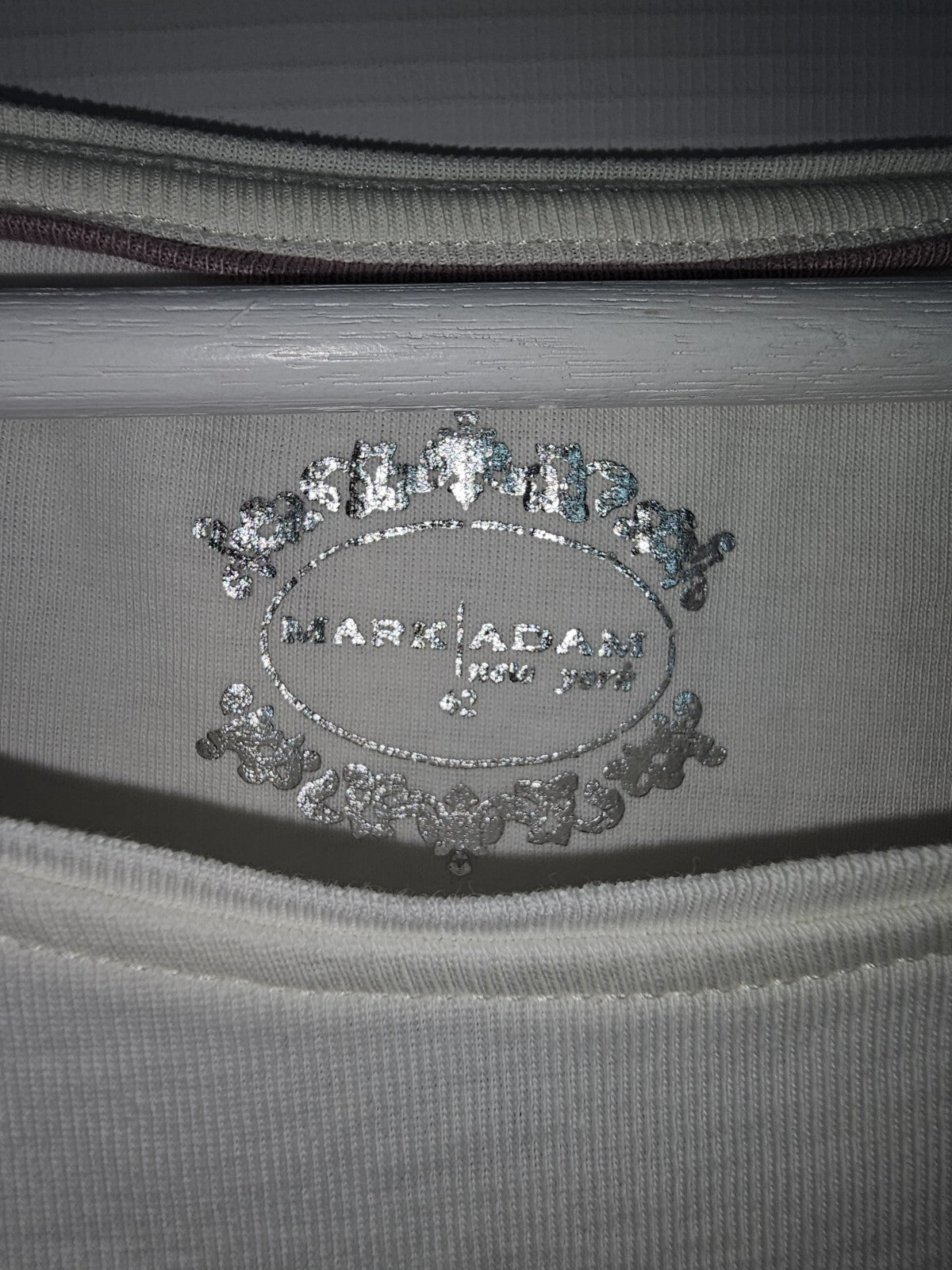 EK6908 Damen Sweatshirt von Mark Adam, Weiß, Gr.421
