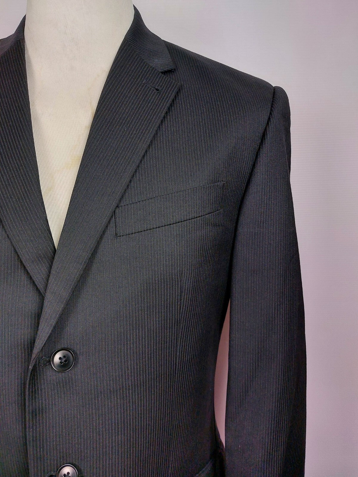 EK5010 Herren Anzug von Reda, schwarz, Gr.40R, 34R12