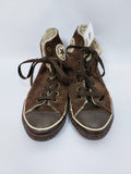 ES0536 Kinder Sneaker von Converse, braun, Gr. 34 gefüttert0