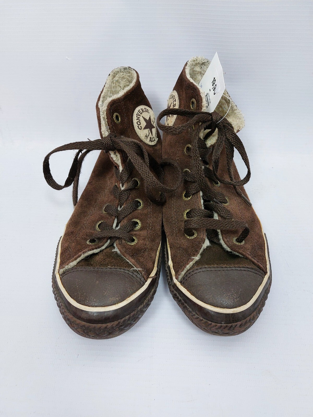 ES0536 Kinder Sneaker von Converse, braun, Gr. 34 gefüttert0