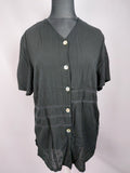 EK4104 Damen Bluse von meine Größe, schwarz, Gr. 460