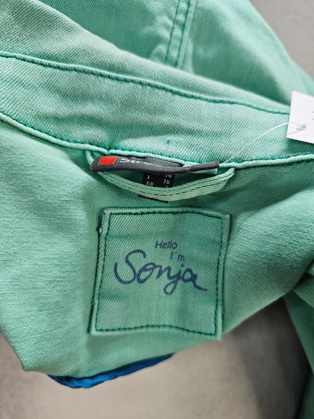 EK2891 Damen Jeansjacke von Street One, grün, Gr. 347