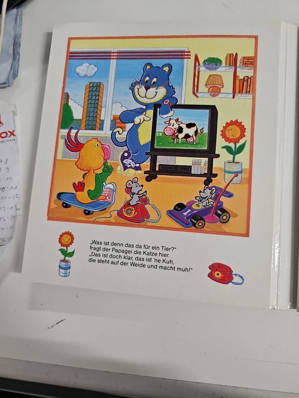 EB1053 Papagei und Katze auf dem Bauernhof. Ein Lese- und Puzzlebuch.2