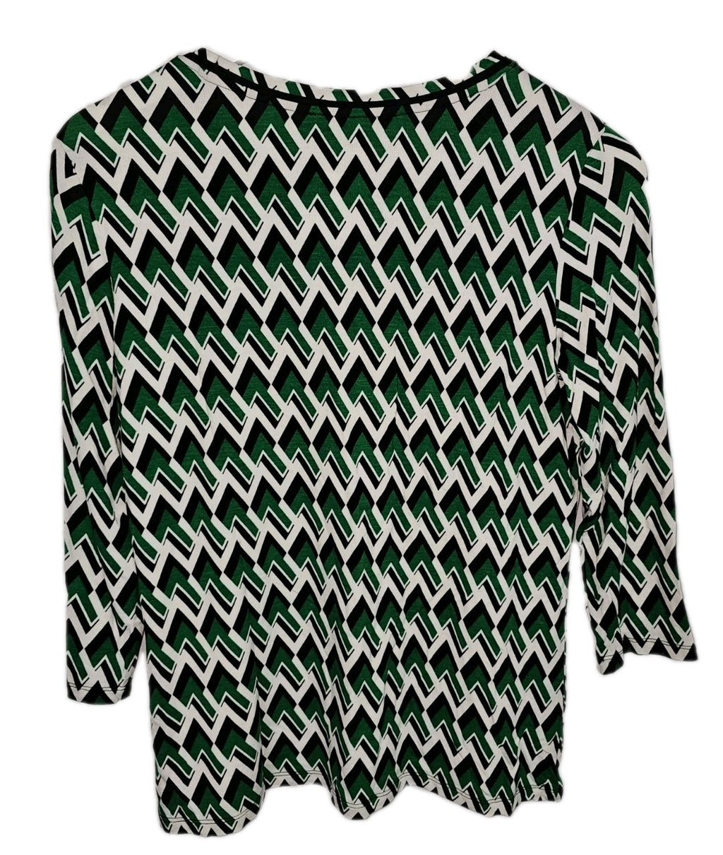 EK9952 Damen Shirt von Betty Barclay, grün-weiß-schwarz, Gr.362