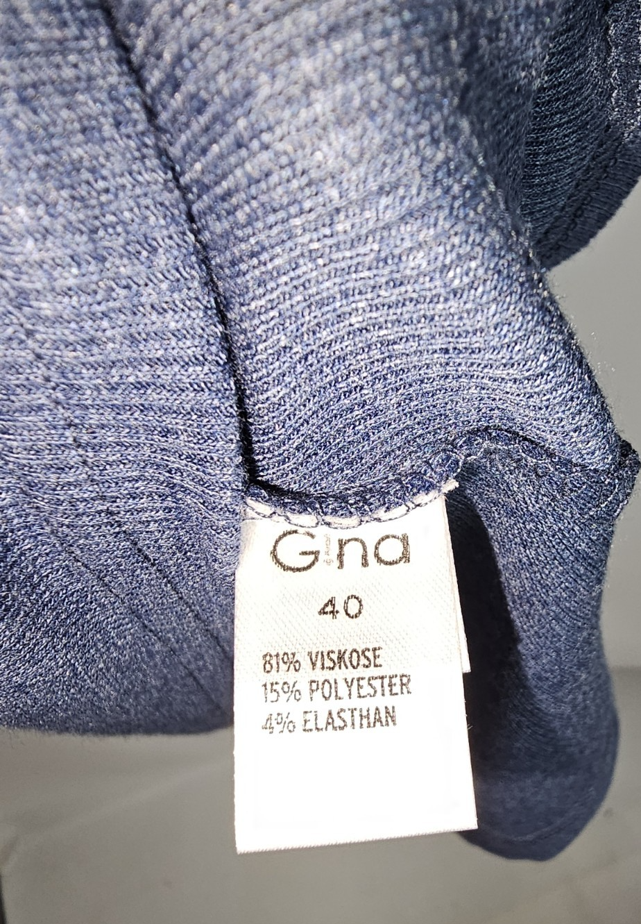 EK8241 Damen Kleid von Gina, Blau, Gr. 403