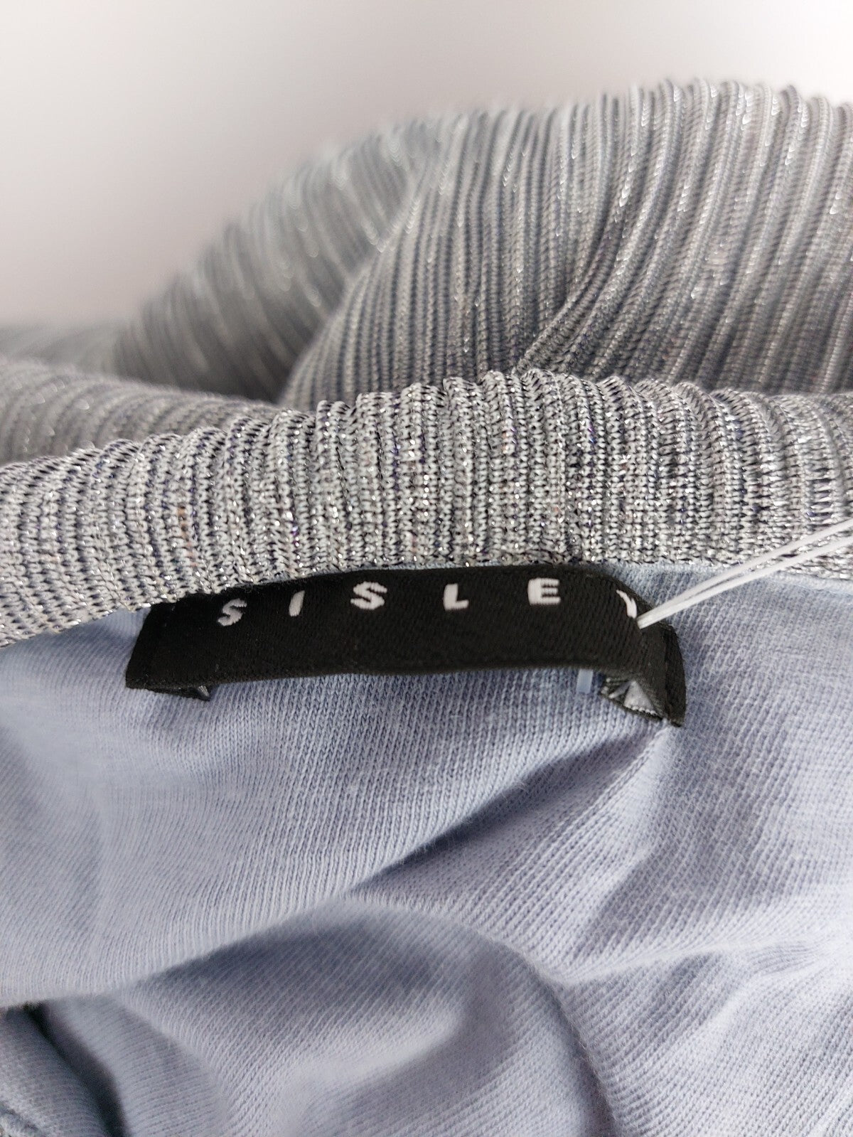 EK4362 Mädchen Kleid von Sisley, grau-Silber, Gr.135/140 nach Größentabelle6