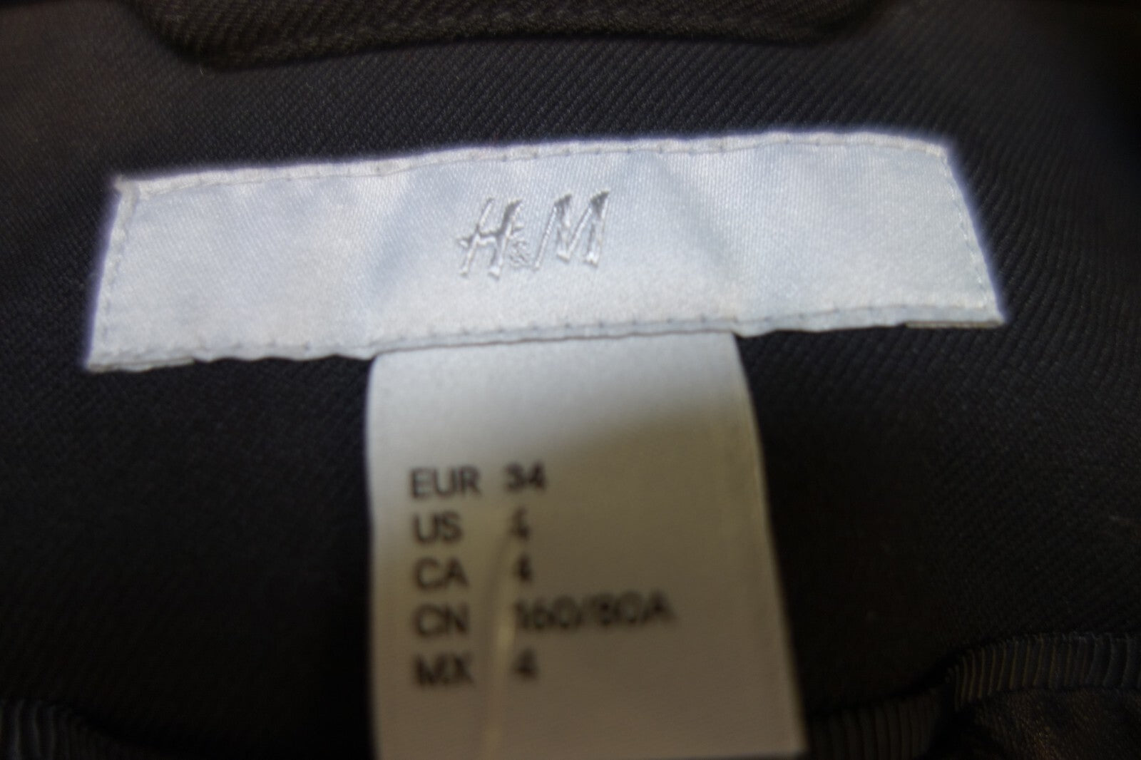 EK3331 Damen Blazer von H&M, schwarz, Gr. 344