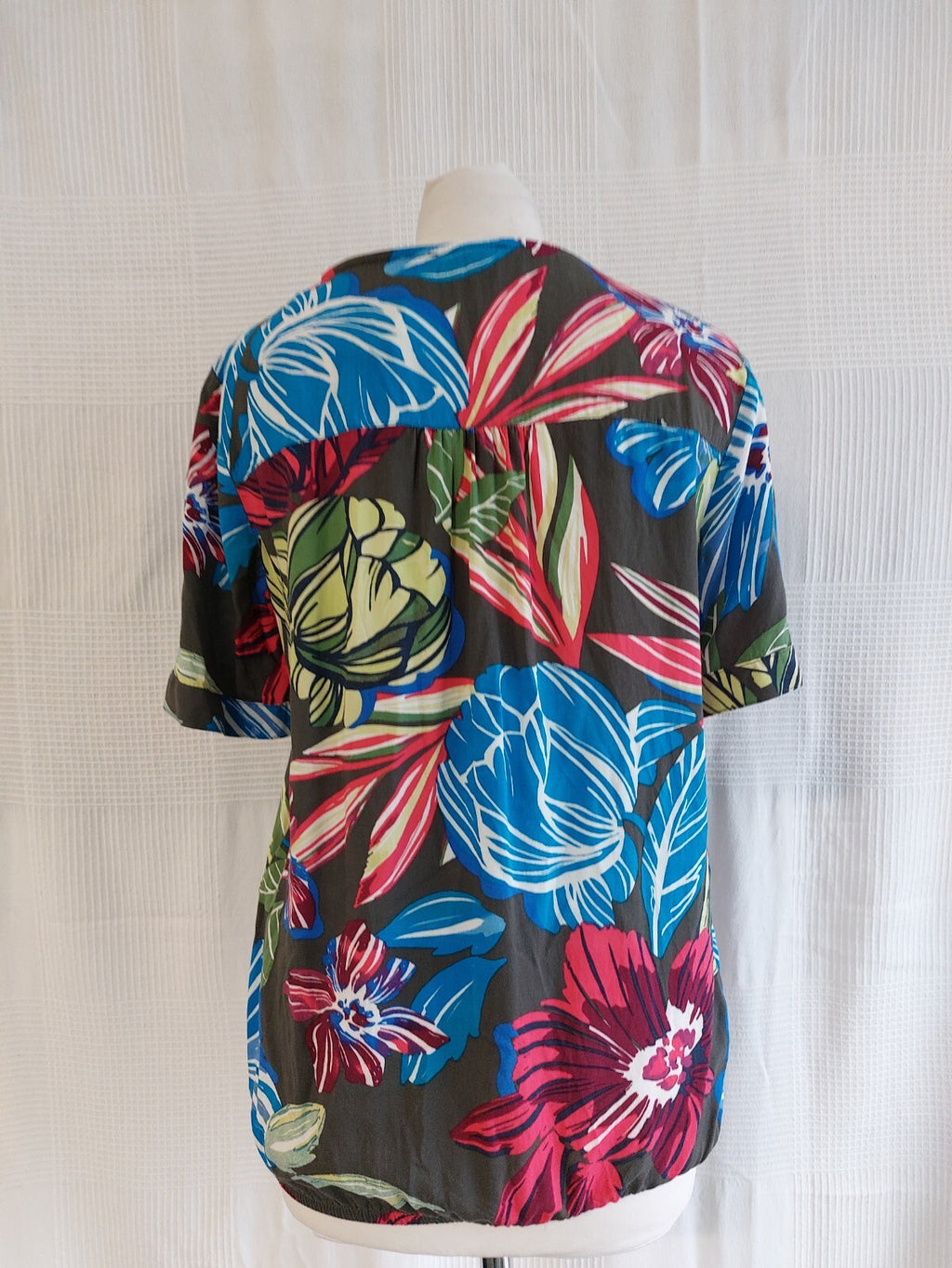 EK0996 Damen Bluse von Cecil, grün,blau,rot,gelb; Gr. XS2