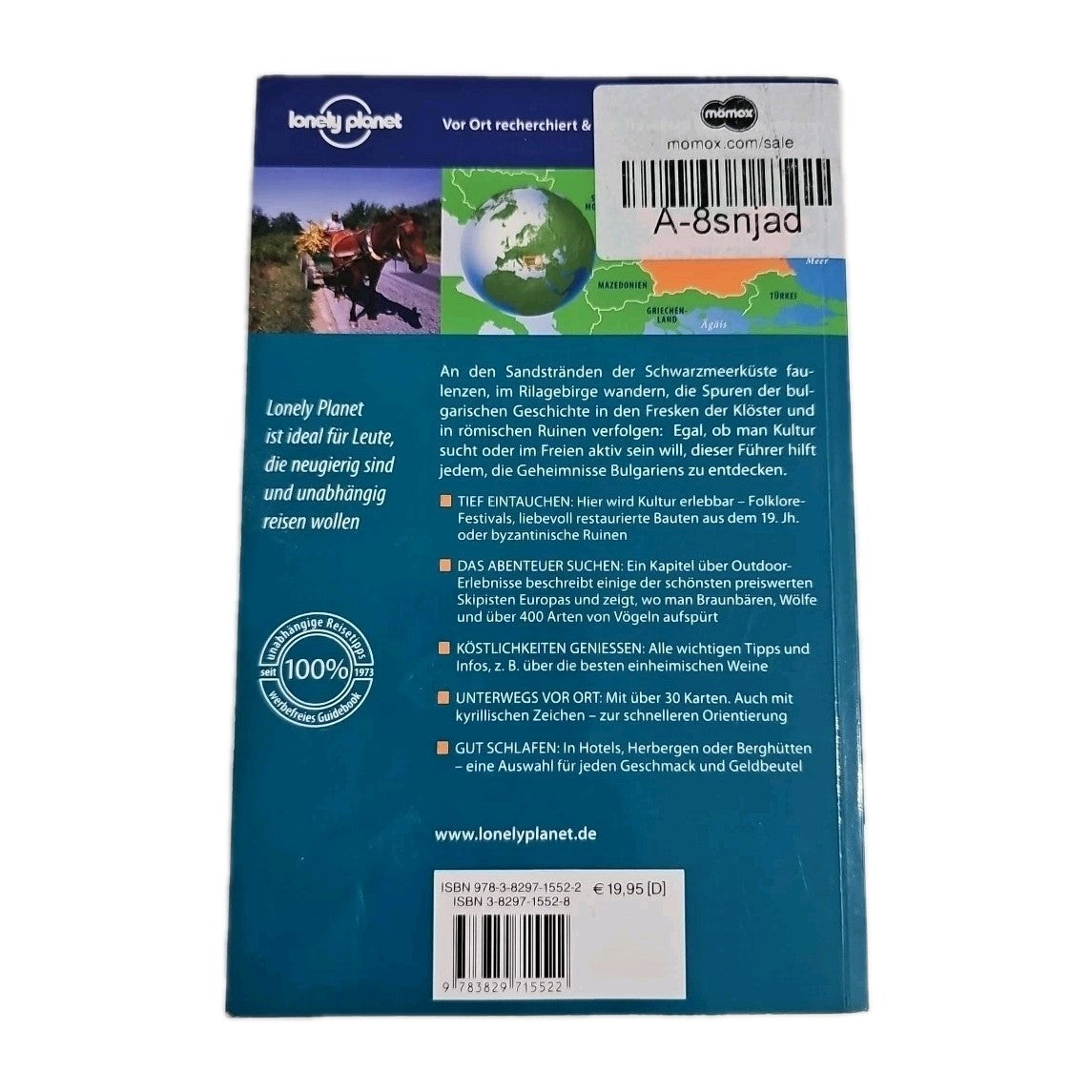 EB4121 Lonely Planet - Reiseführer Bulgarien von Richard Watkins1