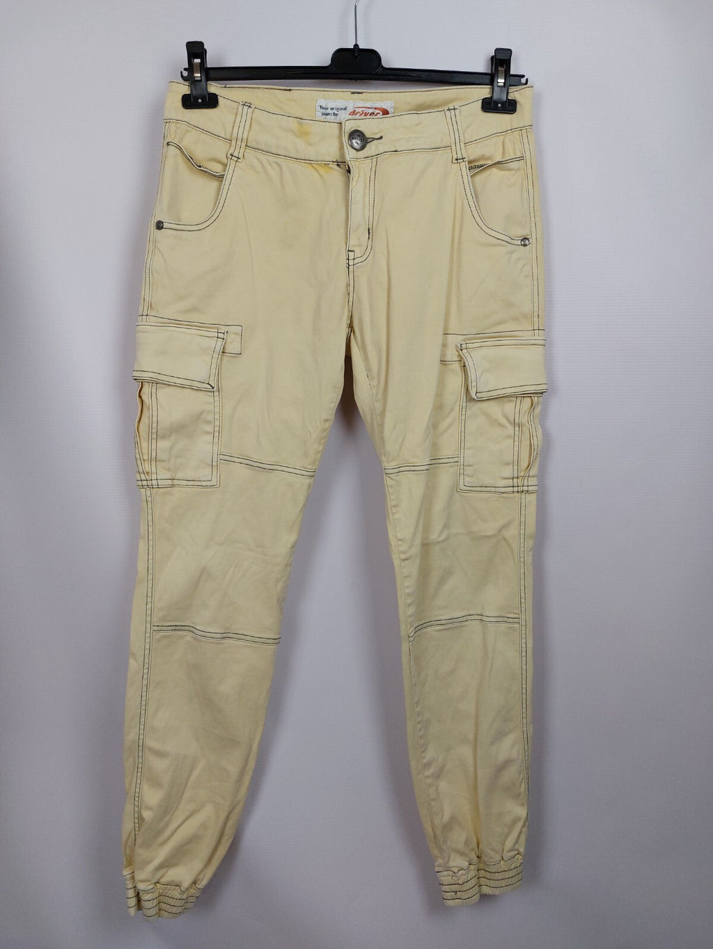 EK3907 Herren Hose von driver, blassgelb, Gr. 330