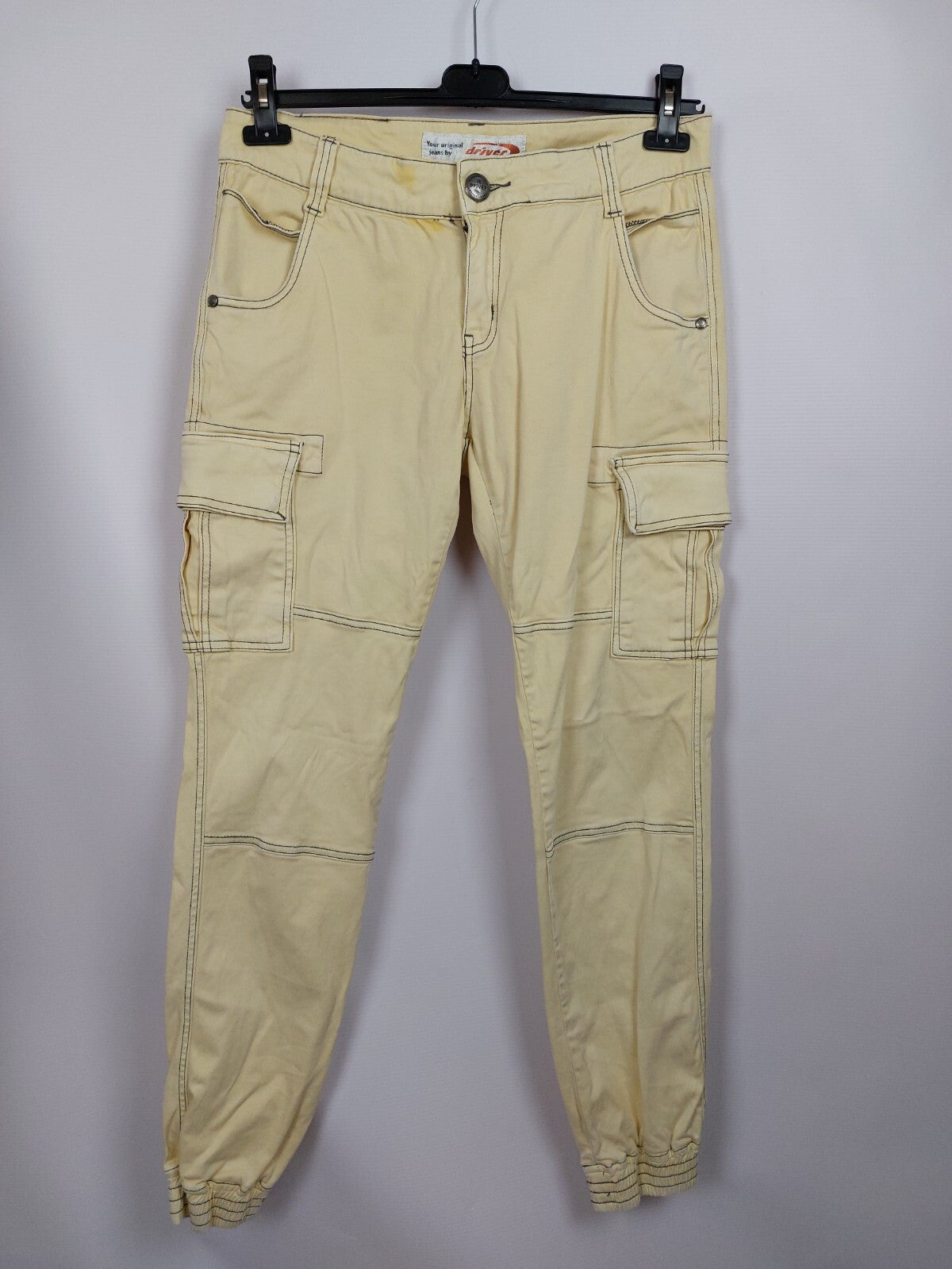 EK3907 Herren Hose von driver, blassgelb, Gr. 330