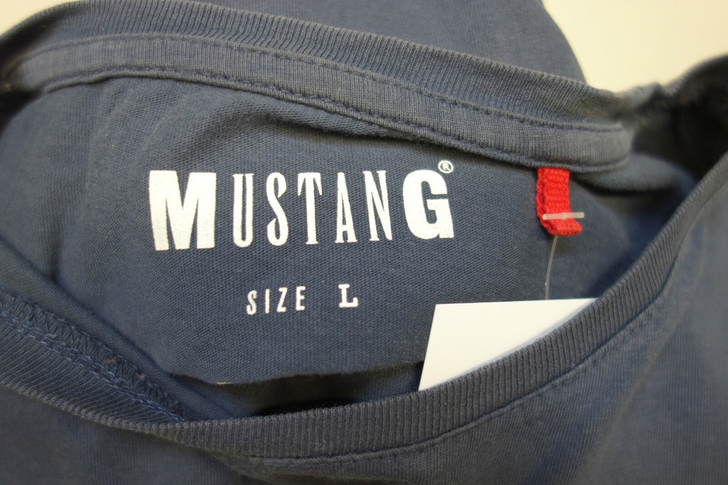 EK1135 Herren T-Shirt von Mustang, blau, Gr. L4