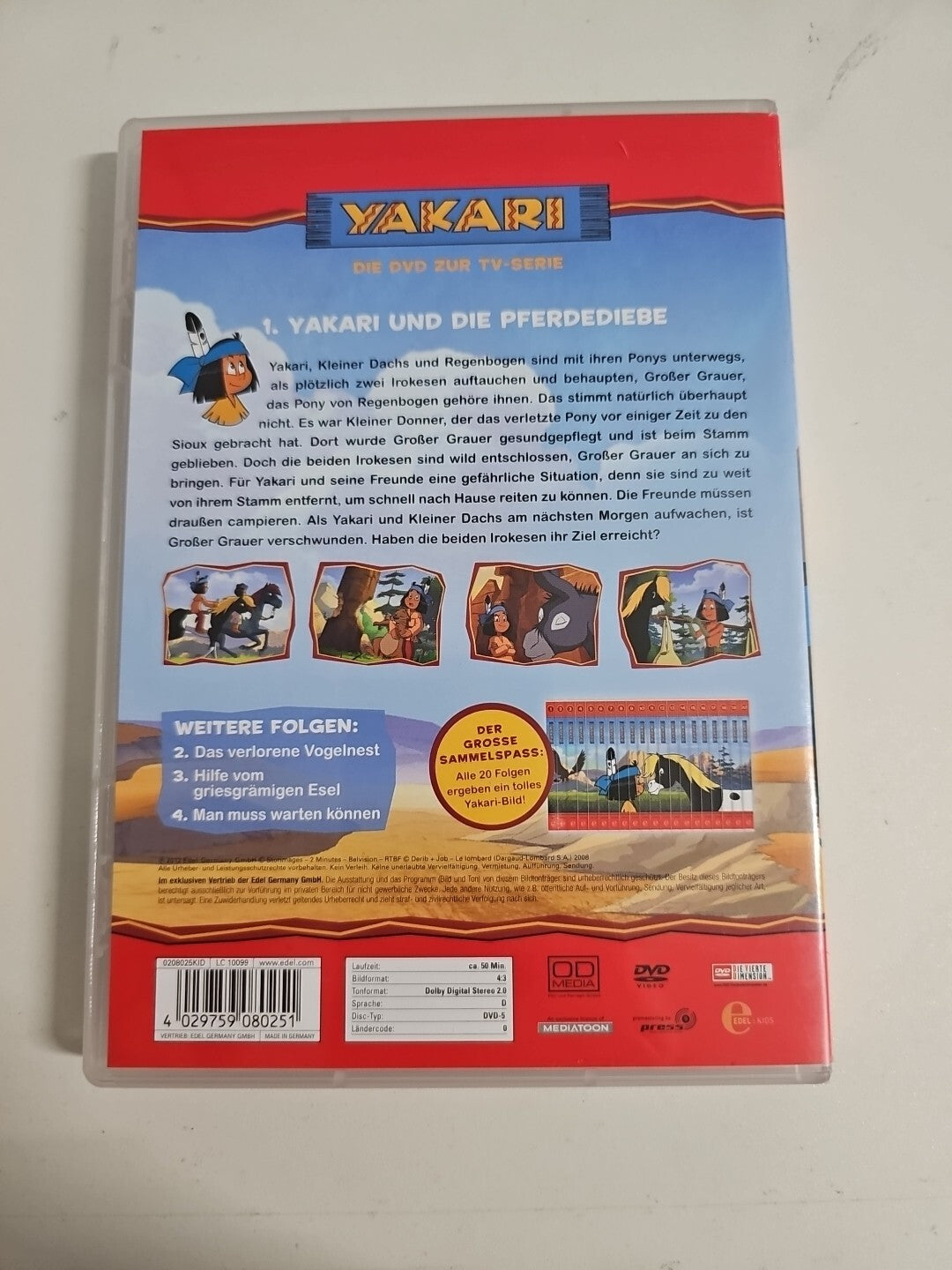 EB1745 Yakari - Yakari und die Pferdediebe von Xavier Giacometti | DVD |2