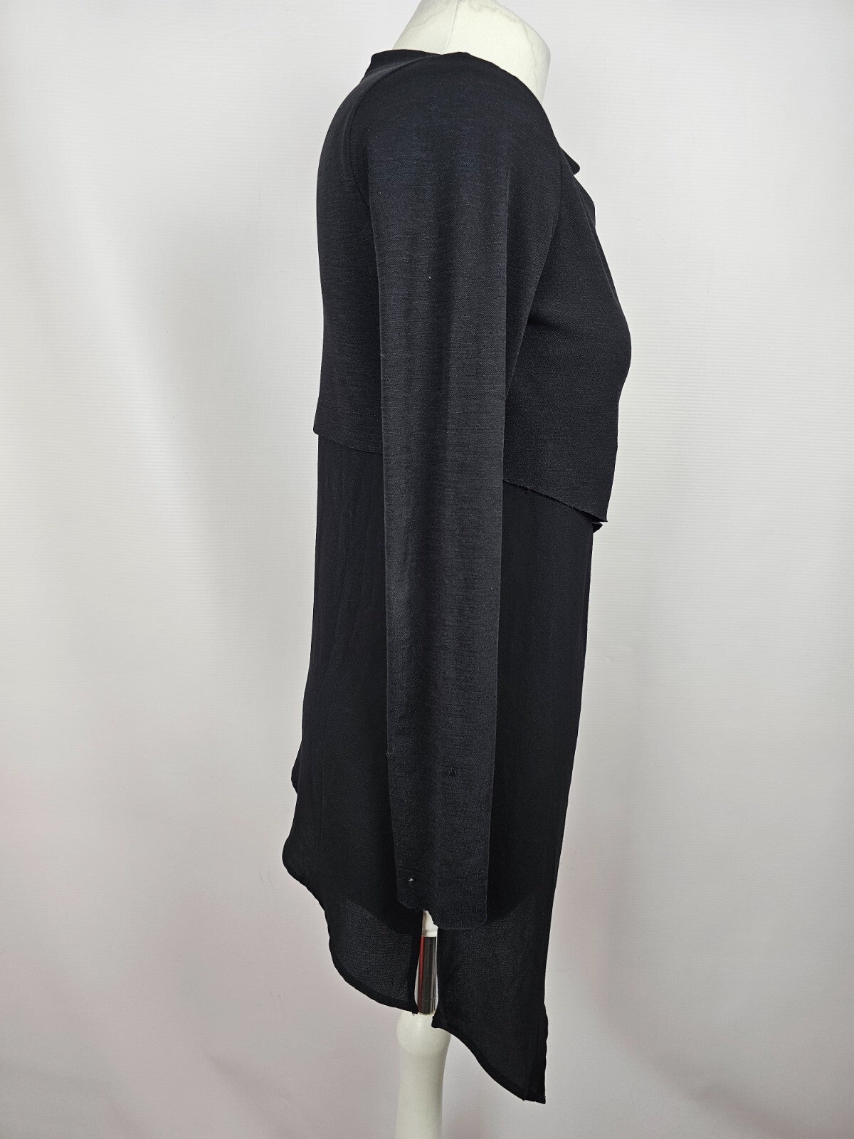 EK4889 Damen Langarmshirt von Zara, schwarz, Gr.S4