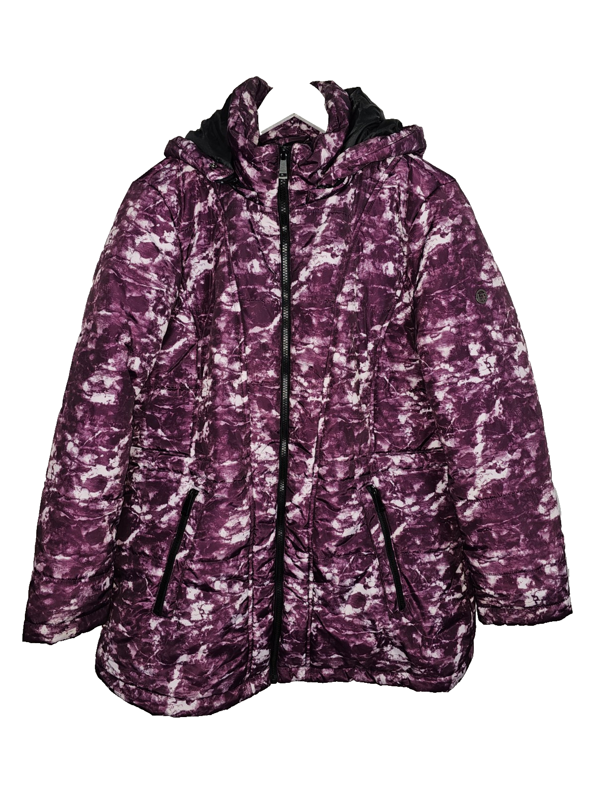 EK7058 Damen Winterjacke von Laura Torelli, lila, Gr.460
