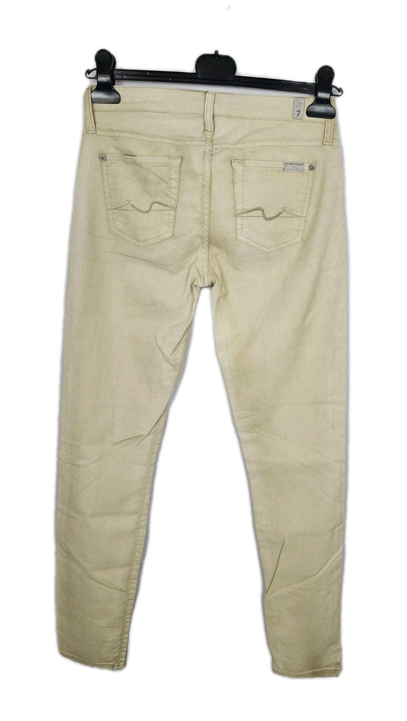 EK9595 Damen Jeans von 7 for All Mankind, Beige, Gr. 262